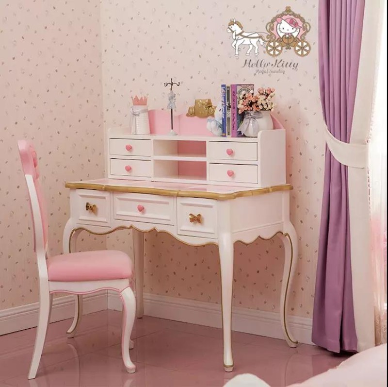 hello kitty公主系列-公主书桌g653-1101-01